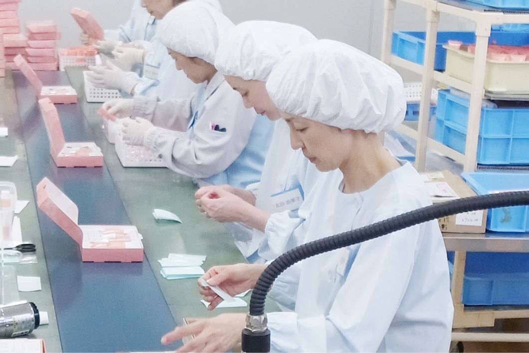 安心・安全の日本工場で製造