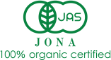 JAS 100% organic certified